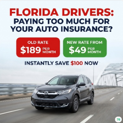 Florida Drivers — Auto Insurance from $49/mo